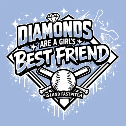 Diamonds are a Girls Best Friend logo